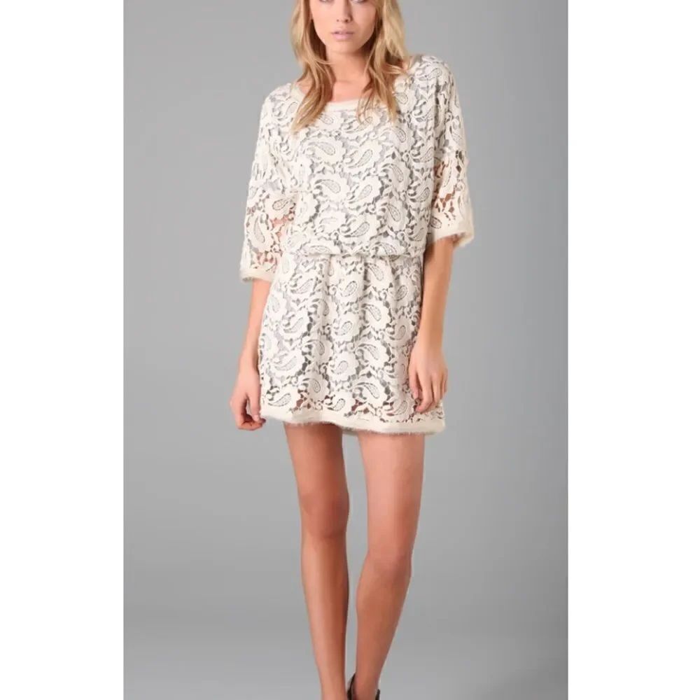 Dolan Paisley Crochet Dress